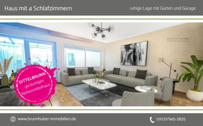 400 geräumiges Reihenmittelhaus