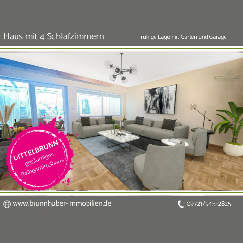400 geräumiges Reihenmittelhaus